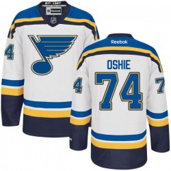 Adult Authentic St. Louis Blues T.j. Oshie White Away Official Reebok Jersey