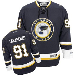 Adult Premier St. Louis Blues Vladimir Tarasenko Navy Blue Third Official Reebok Jersey