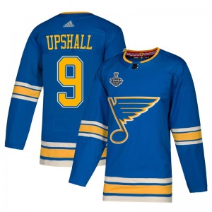 Youth Authentic St. Louis Blues Scottie Upshall Blue Alternate 2019 Stanley Cup Final Bound Official Adidas Jersey