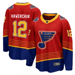 Adult Breakaway St. Louis Blues Dale Hawerchuk Red 2020/21 Special Edition Official Fanatics Branded Jersey