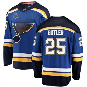 Adult Breakaway St. Louis Blues Chris Butler Blue Home 2019 Stanley Cup Final Bound Official Fanatics Branded Jersey