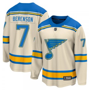 Youth Breakaway St. Louis Blues Red Berenson Red Cream 2022 Winter Classic Official Fanatics Branded Jersey