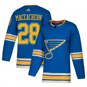Adult Authentic St. Louis Blues MacKenzie MacEachern Blue Mackenzie MacEachern Alternate Official Adidas Jersey