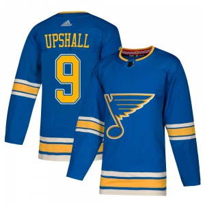 Adult Authentic St. Louis Blues Scottie Upshall Blue Alternate Official Adidas Jersey