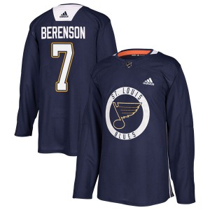 Youth Authentic St. Louis Blues Red Berenson Blue Practice Official Adidas Jersey