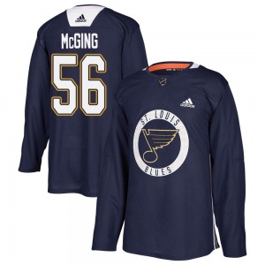 Youth Authentic St. Louis Blues Hugh McGing Blue Practice Official Adidas Jersey