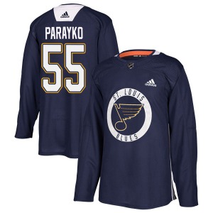 Youth Authentic St. Louis Blues Colton Parayko Blue Practice Official Adidas Jersey