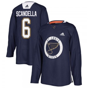 Youth Authentic St. Louis Blues Marco Scandella Blue Practice Official Adidas Jersey