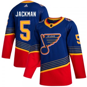 Youth Authentic St. Louis Blues Barret Jackman Blue 2019/20 Official Adidas Jersey