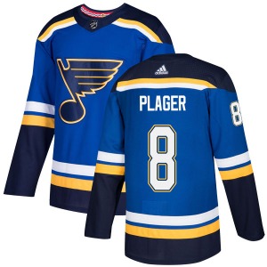 Youth Authentic St. Louis Blues Barclay Plager Blue Home Official Adidas Jersey