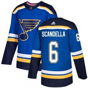 Youth Authentic St. Louis Blues Marco Scandella Blue Home Official Adidas Jersey