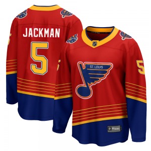 Youth Breakaway St. Louis Blues Barret Jackman Red 2020/21 Special Edition Official Fanatics Branded Jersey