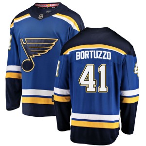Adult Breakaway St. Louis Blues Robert Bortuzzo Blue Home Official Fanatics Branded Jersey