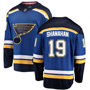Adult Breakaway St. Louis Blues Brendan Shanahan Blue Home Official Fanatics Branded Jersey