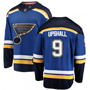 Adult Breakaway St. Louis Blues Scottie Upshall Blue Home Official Fanatics Branded Jersey
