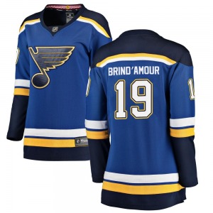 Women's Breakaway St. Louis Blues Rod Brind'amour Blue Rod Brind'Amour Home Official Fanatics Branded Jersey