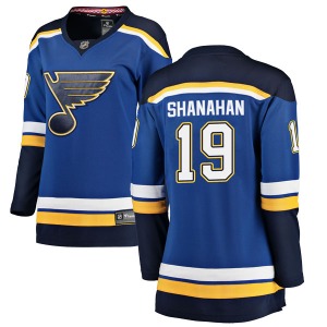 Women's Breakaway St. Louis Blues Brendan Shanahan Blue Home Official Fanatics Branded Jersey