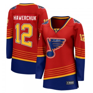 Women's Breakaway St. Louis Blues Dale Hawerchuk Red 2020/21 Special Edition Official Fanatics Branded Jersey
