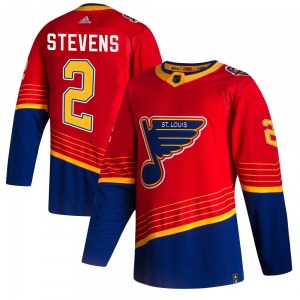 Youth Authentic St. Louis Blues Scott Stevens Red 2020/21 Reverse Retro Official Adidas Jersey