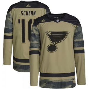 Youth Authentic St. Louis Blues Brayden Schenn Camo Military Appreciation Practice Official Adidas Jersey