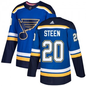 Youth Authentic St. Louis Blues Alexander Steen Royal Blue Home Official Adidas Jersey