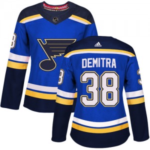 Women's Authentic St. Louis Blues Pavol Demitra Royal Blue Home Official Adidas Jersey