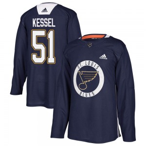 Youth Authentic St. Louis Blues Matthew Kessel Blue Practice Official Adidas Jersey