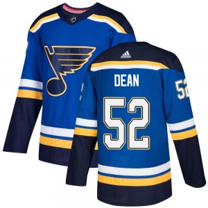 Youth Authentic St. Louis Blues Zach Dean Blue Home Official Adidas Jersey