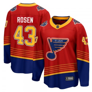 Youth Breakaway St. Louis Blues Calle Rosen Red 2020/21 Special Edition Official Fanatics Branded Jersey