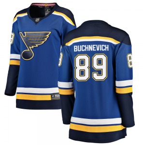 Women's Breakaway St. Louis Blues Pavel Buchnevich Blue Home Official Fanatics Branded Jersey